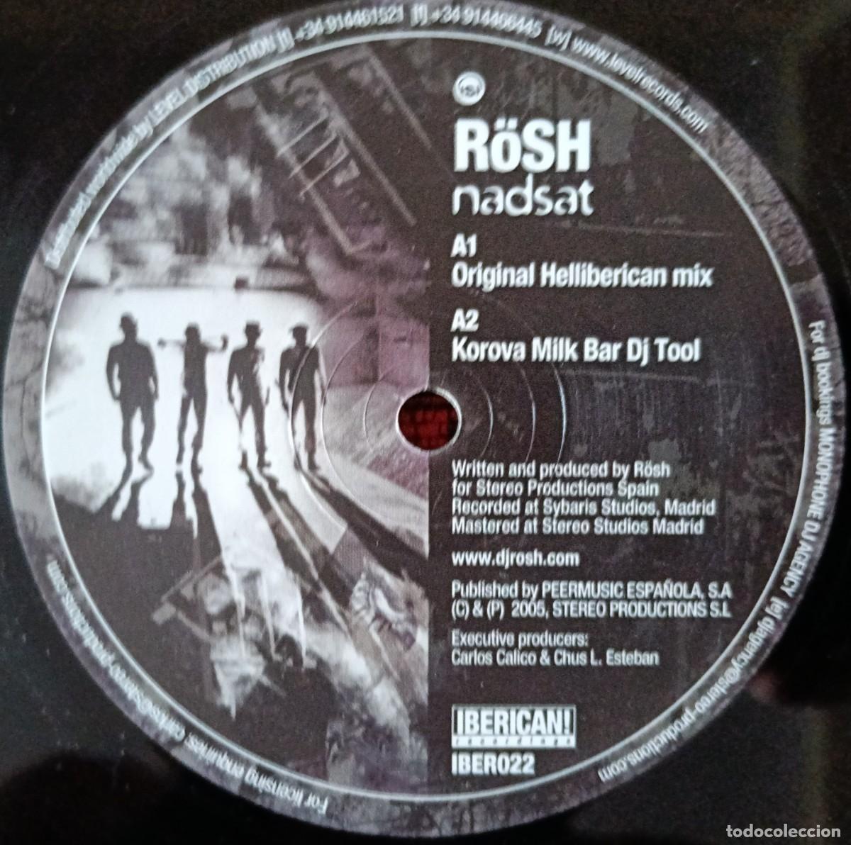 Discos de vinilo: ROSH ** Nadsat ** MAXI SINGLE VINILO 2005 - Foto 2