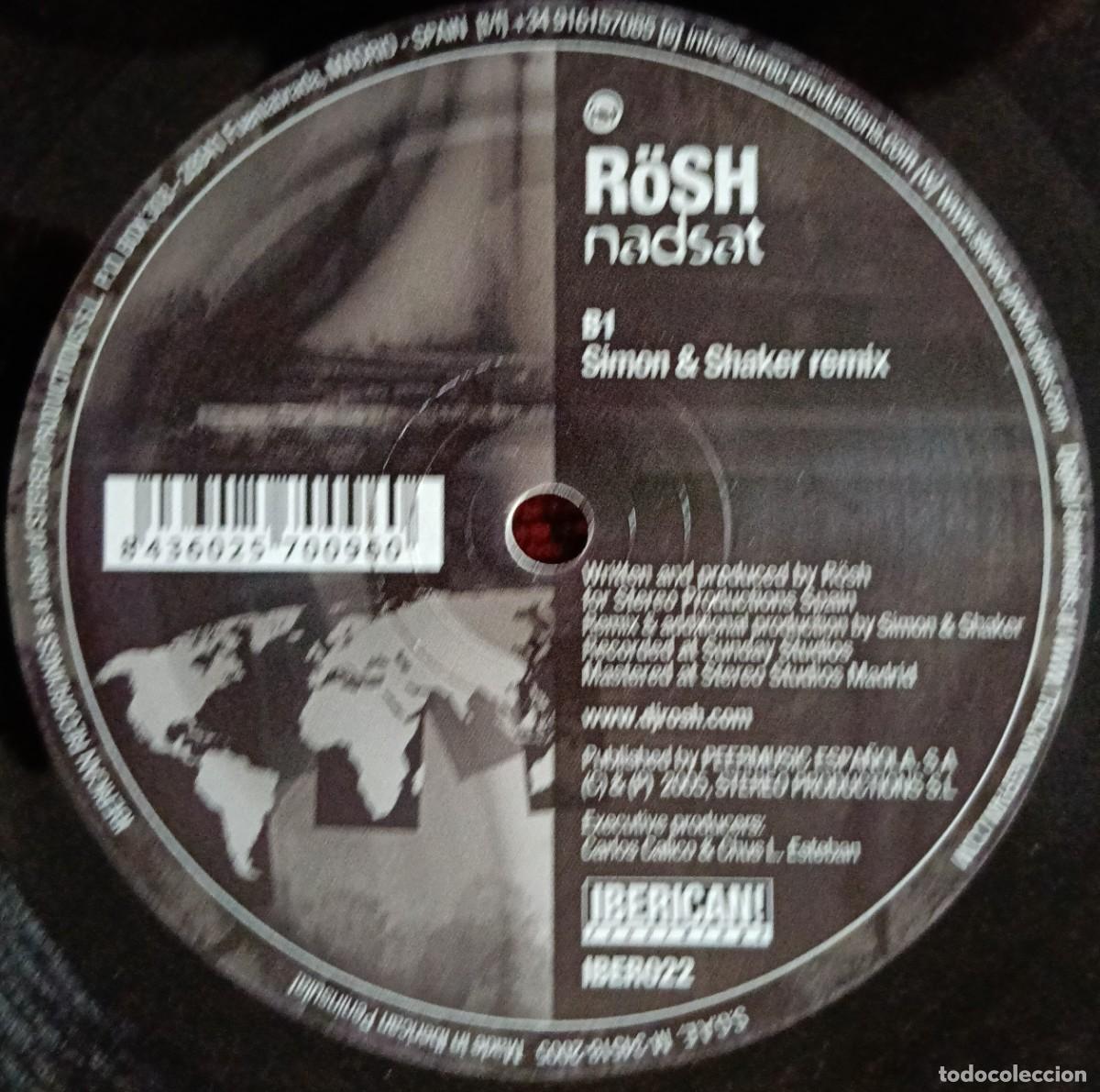 Discos de vinilo: ROSH ** Nadsat ** MAXI SINGLE VINILO 2005 - Foto 3