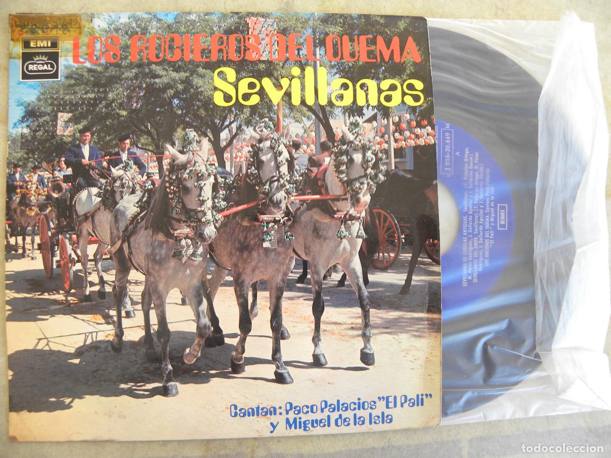 Discos de vinilo: LOS ROCIEROS DEL QUEMA -SEVILLANAS -EP 1971 -BUEN ESTADO