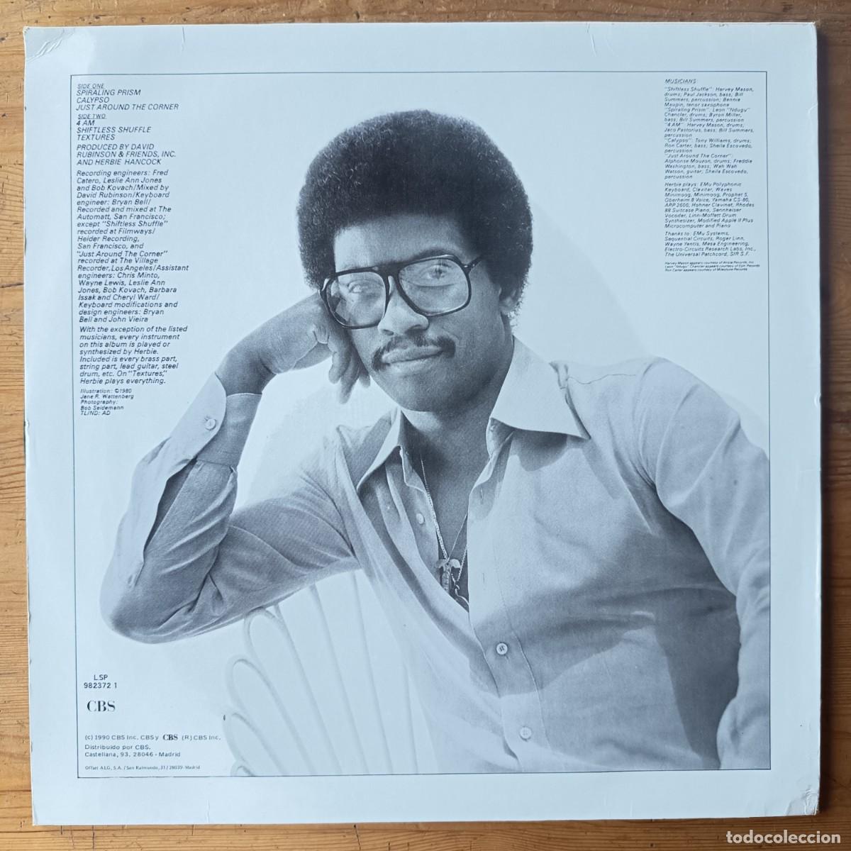 Discos de vinilo: HERBIE HANCOCK : MR. HANDS [CBS - ESP 1990] LP - Foto 2
