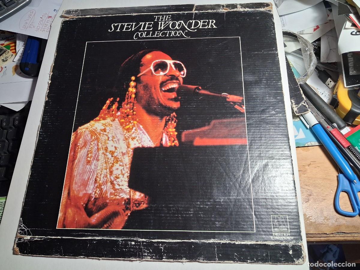 Discos de vinilo: lp 4 discos the stevie wonder collection. motown 1982 spain (buen estado, leer)