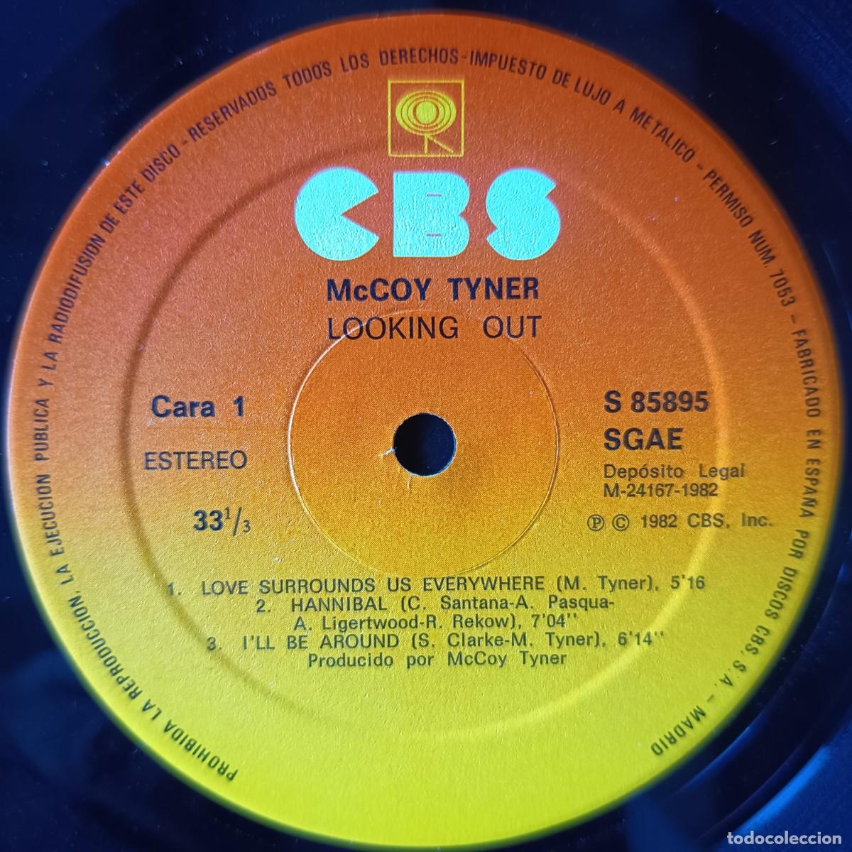 Discos de vinilo: McCOY TYNER : LOOKING OUT [CBS - ESP 1982] LP - Foto 3