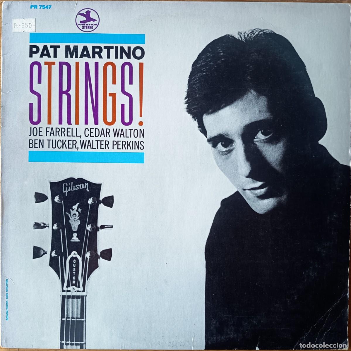 Discos de vinilo: PAT MARTINO : STRINGS! [PRESTIGE - USA 1986] LP