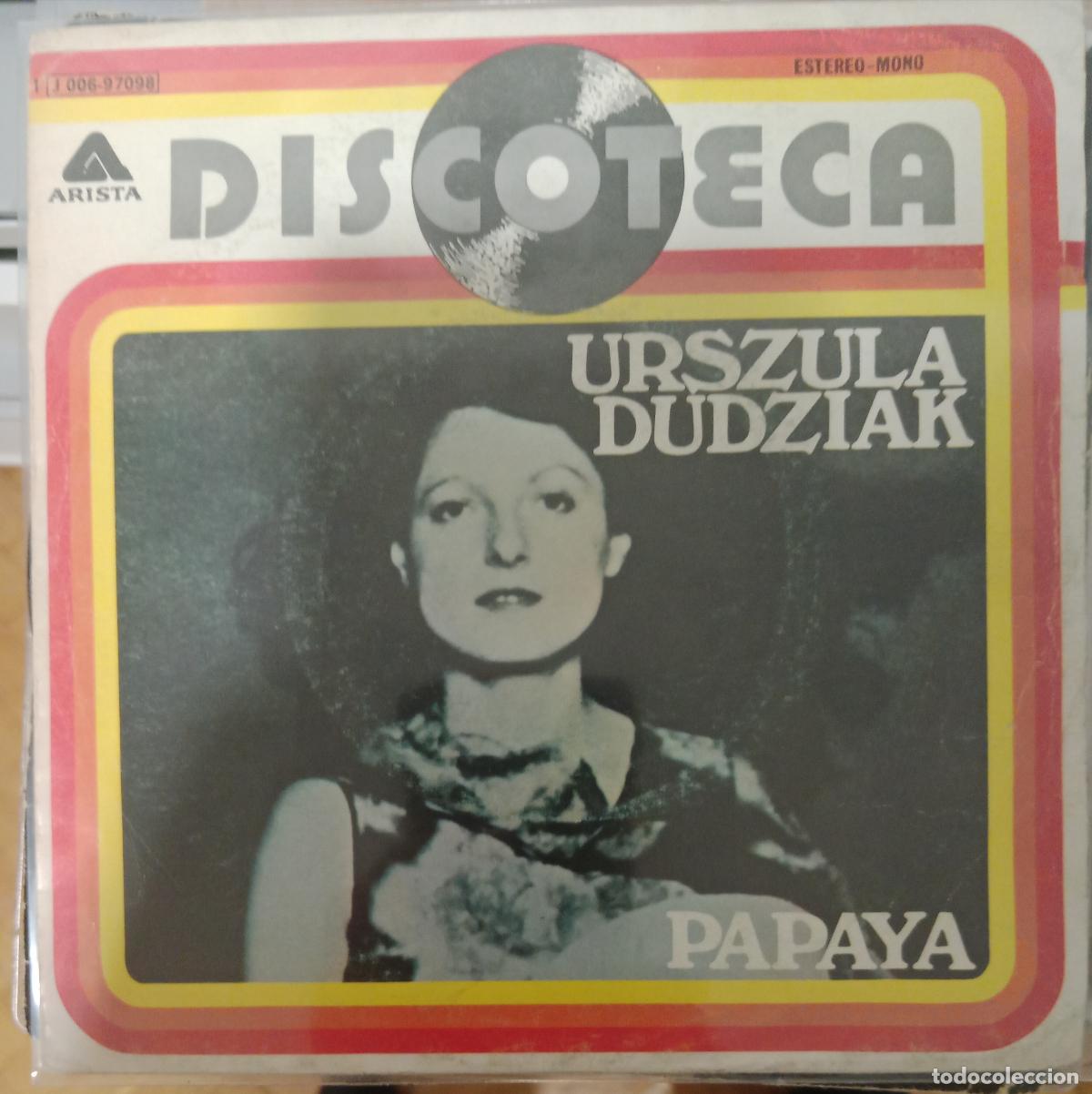 Discos de vinilo: Urszula Dudziak &ndash; Papaya single Espa&ntilde;a 1976