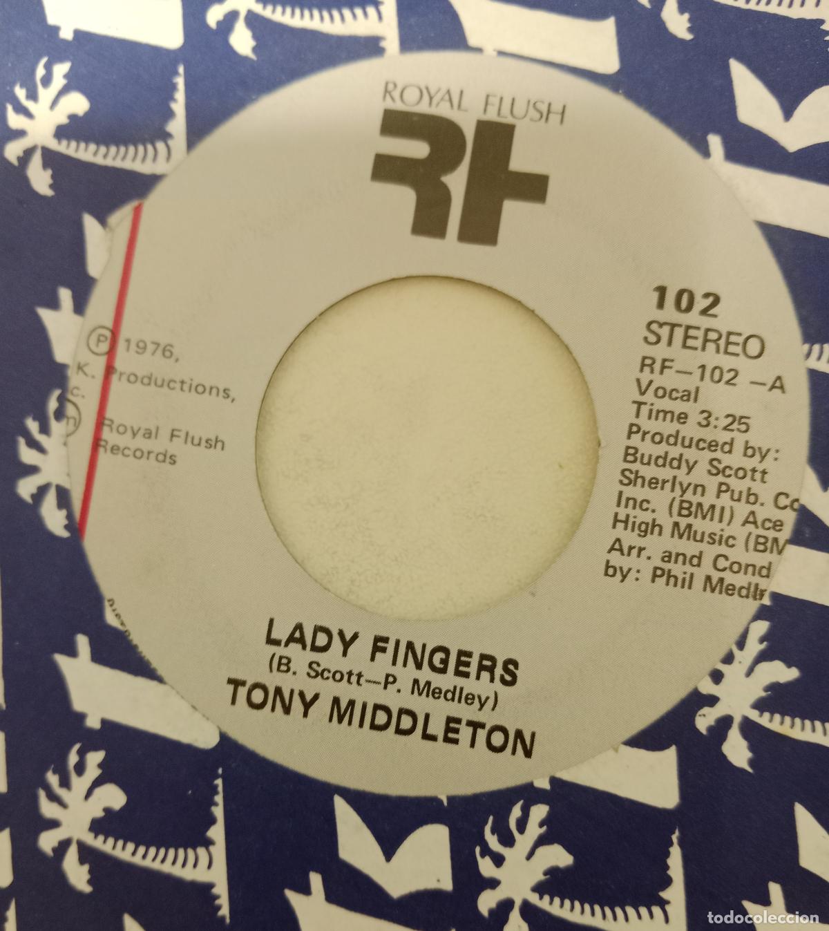 Discos de vinilo: Tony Middleton &ndash; Lady Fingers / A Garden In The Ghetto single EEUU 1976