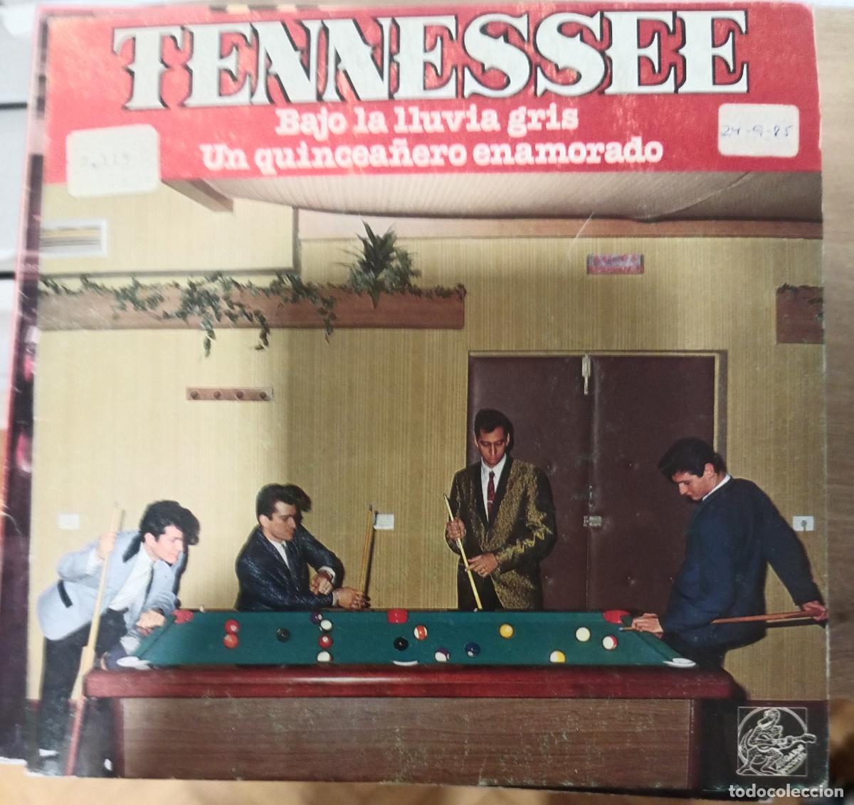 Discos de vinilo: Tennessee &ndash; Bajo La Lluvia Gris / Un Quincea&ntilde;ero Enamorado single 1985