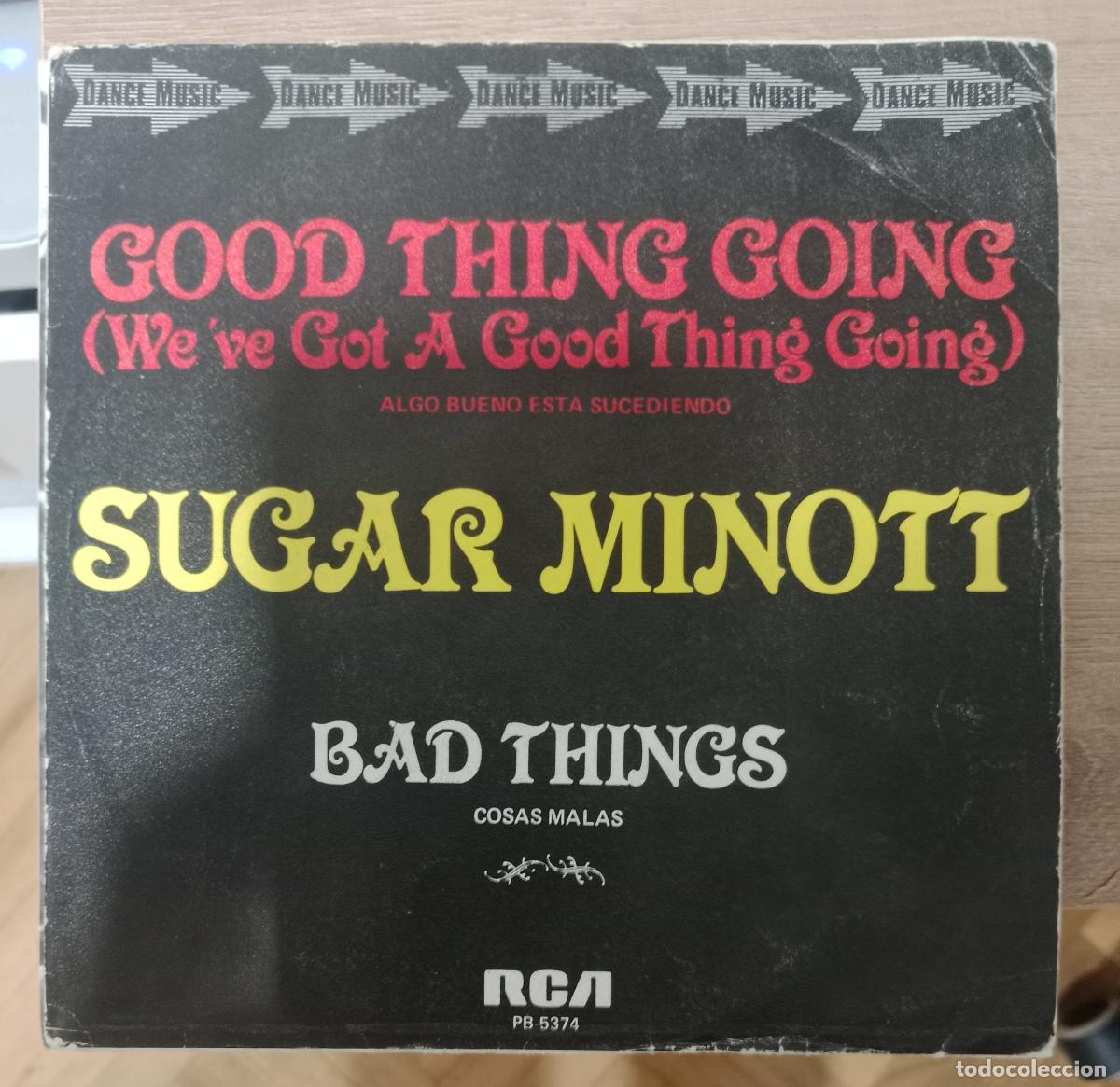 Discos de vinilo: Sugar Minott &ndash; Good Thing Going - Algo Bueno Esta Sucediendo single 1981