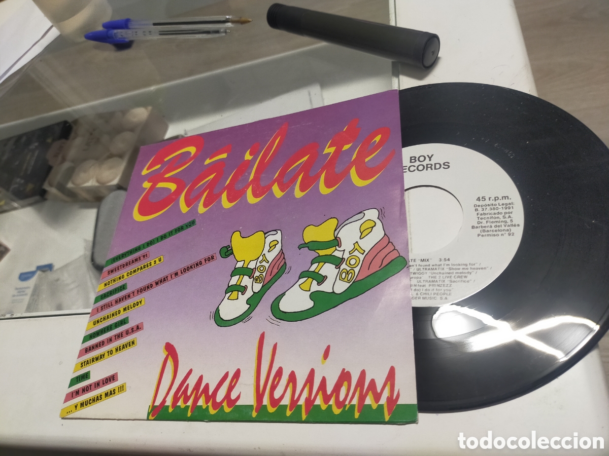 Discos de vinilo: Bailate mix single promocional por una sola cara 1991