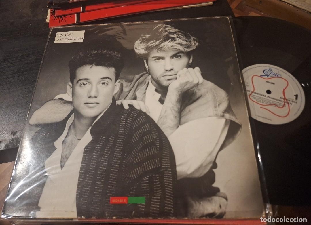 Discos de vinilo: WHAM GEORGE MICHAEL - LAST CHRISTMAS / EVERYTHING SHE WANTS 12&rdquo; MAXI HOLANDA 1984 SYNTH POP