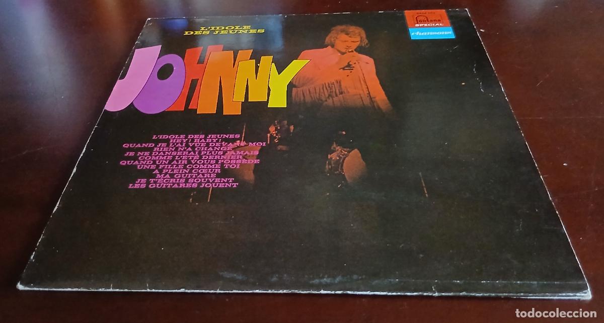 Discos de vinilo: JOHNNY HALLYDAY - L` IDOLE DES JEUNES - LP - FRANCIA