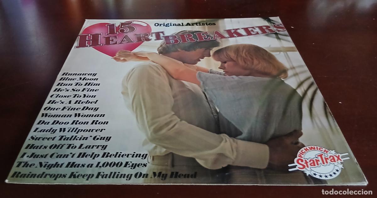 Discos de vinilo: 15 HEART BREAKERS - THE MARCELS - THE CRYSTALS - THE CHIFFONS - LP - 1979
