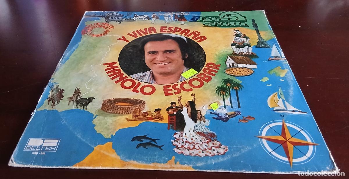 Discos de vinilo: MANOLO ESCOBAR - Y VIVA ESPA&Ntilde;A - MAXI SINGLE.12 - 1978