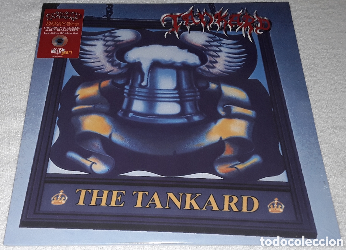 Discos de vinilo: 2 LP- TANKARD - THE TANKARD - AUFGETANKT - EDICI&Oacute;N LIMITADA - NUEVO Y PRECINTADO