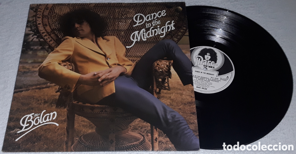 Discos de vinilo: LP - MARC BOLAN - DANCE IN THE MIDNIGHT - MADE IN UK - T. REX