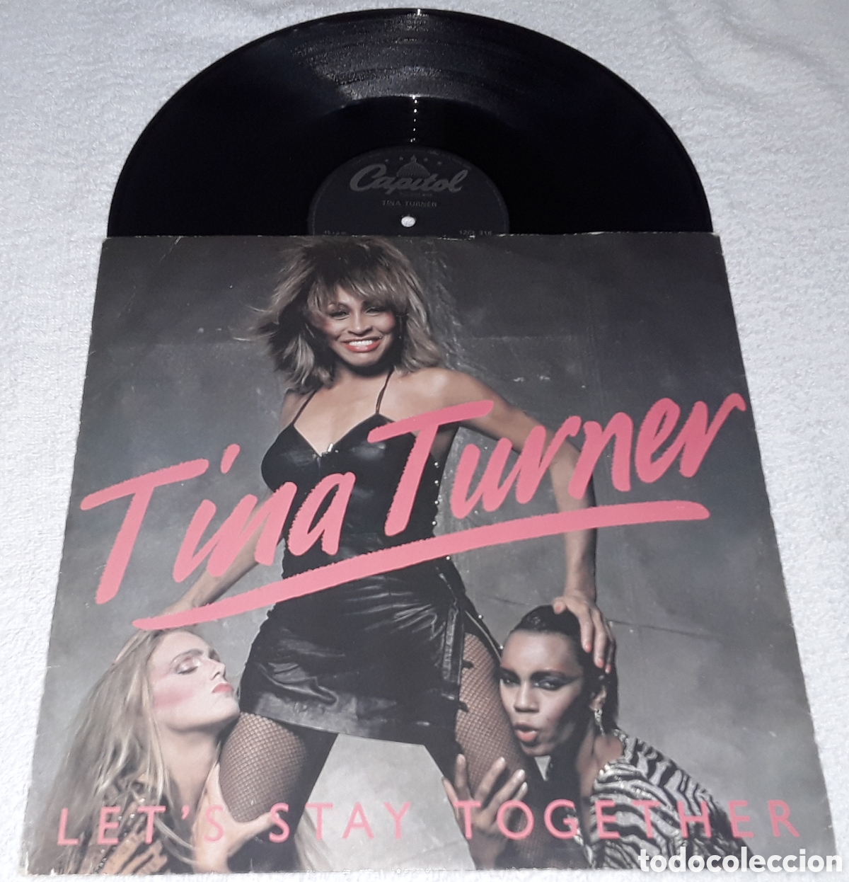 Discos de vinilo: MAXI - TINA TURNER - LET'S STAY TOGETHER / I WROTE A LETTER - MADE IN UK
