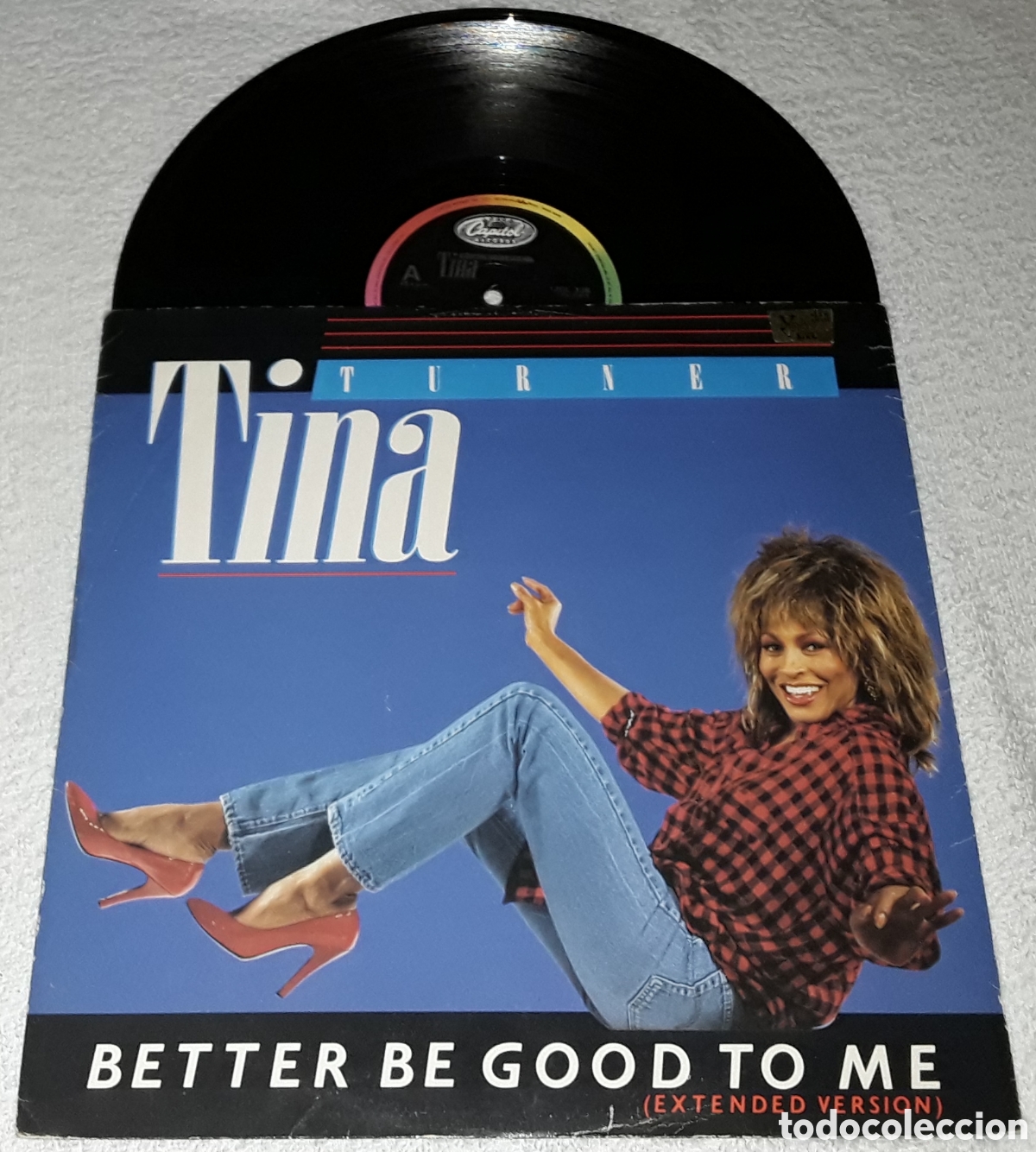 Discos de vinilo: MAXI - TINA TURNER - BETTER BE GOOD TO ME / WHEN I WAS YOUNG - MADE IN UK
