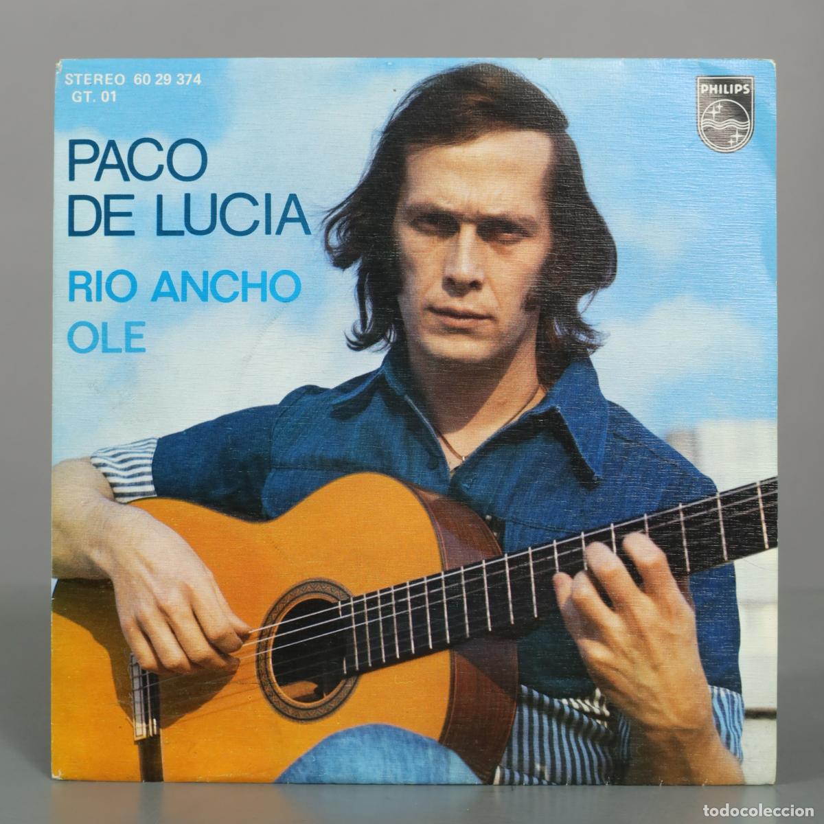 Discos de vinilo: SINGLE. R&iacute;o Ancho / Ole - Paco de Luc&iacute;a