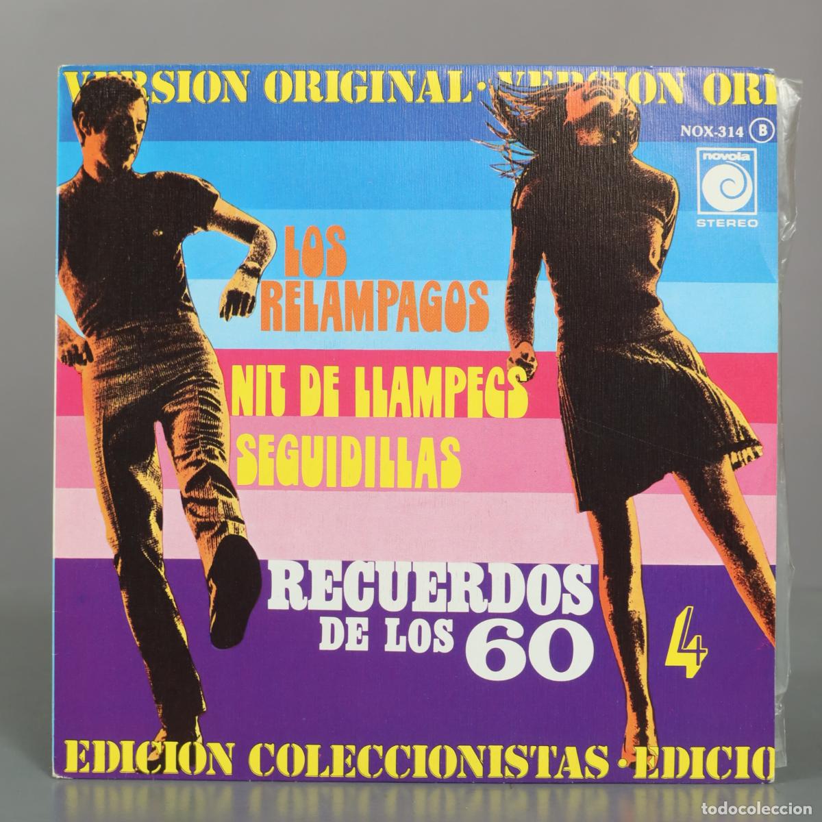 Discos de vinilo: SINGLE. Recuerdos de los 60 N&ordm; 4 - Los Relampagos - Nit De Llampecs / Seguidillas
