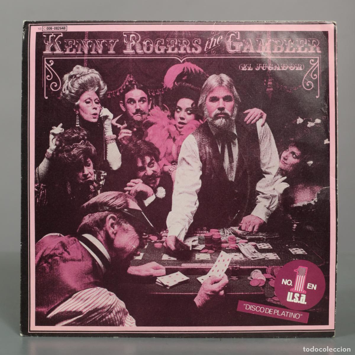 Discos de vinilo: SINGLE. The Gambler = El Jugador - Kenny Rogers