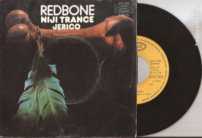 Discos de vinilo: SINGLE REDBONE NIJI TRANCE JERICO - Foto 1