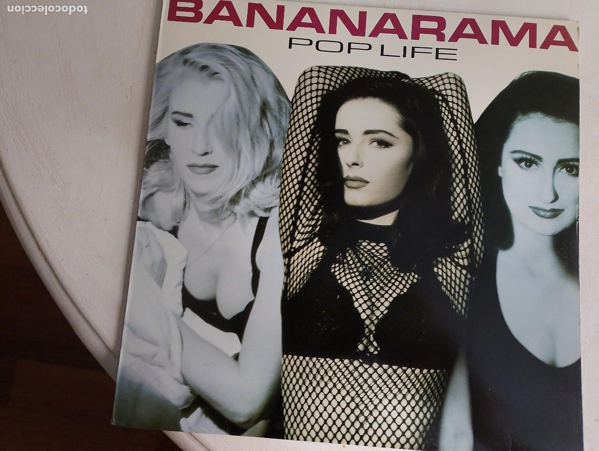 Discos de vinilo: Bananarama &ndash; Pop Life, ed espa&ntilde;ola,con el encarte,1991 Electronic, Pop