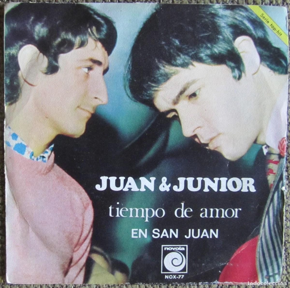 Discos de vinilo: JUAN & JUNIOR: TIEMPO DE AMOR / EN SAN JUAN