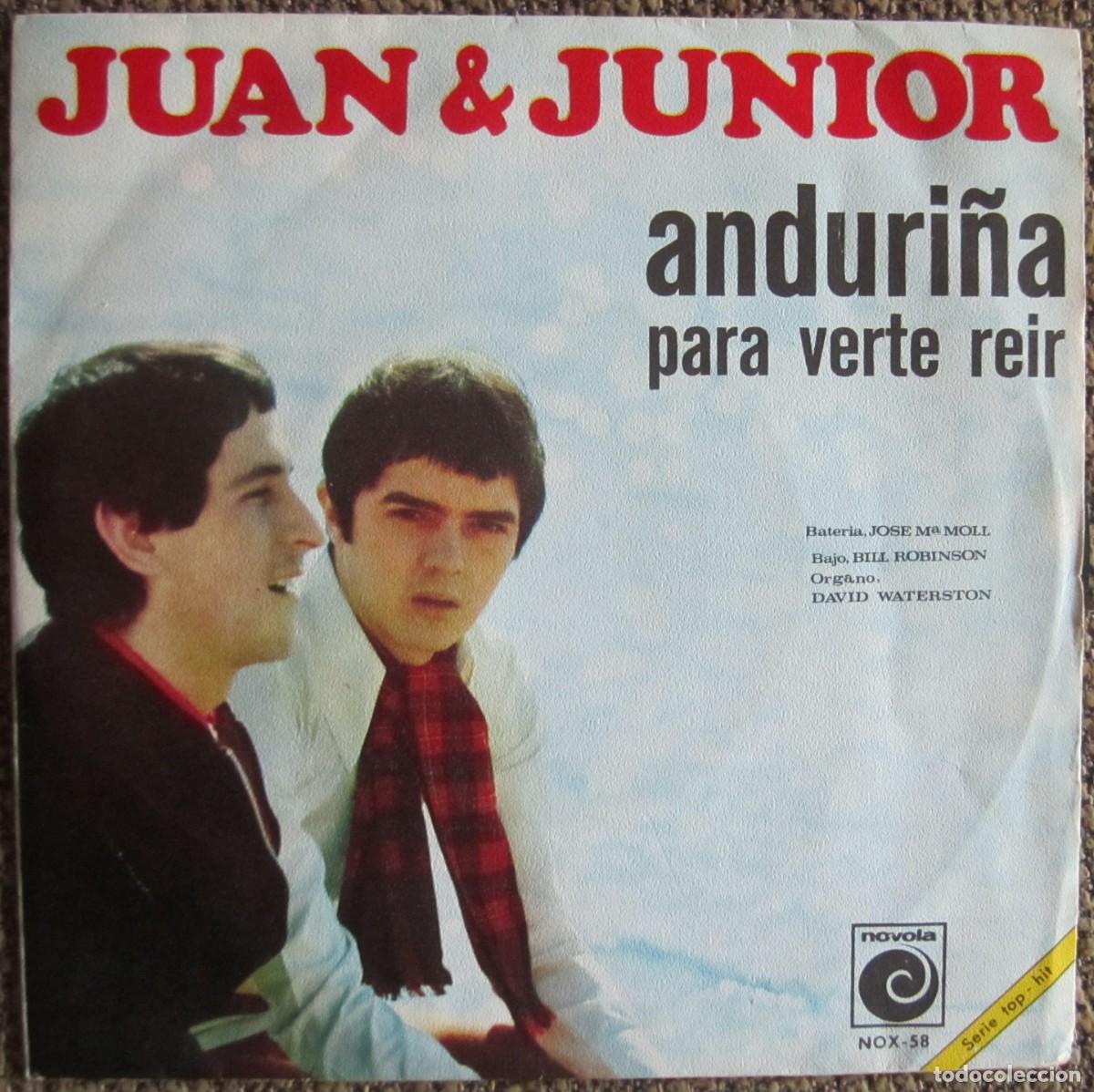 Discos de vinilo: JUAN & JUNIOR: ANDURI&Ntilde;A / PARA VERTE REIR