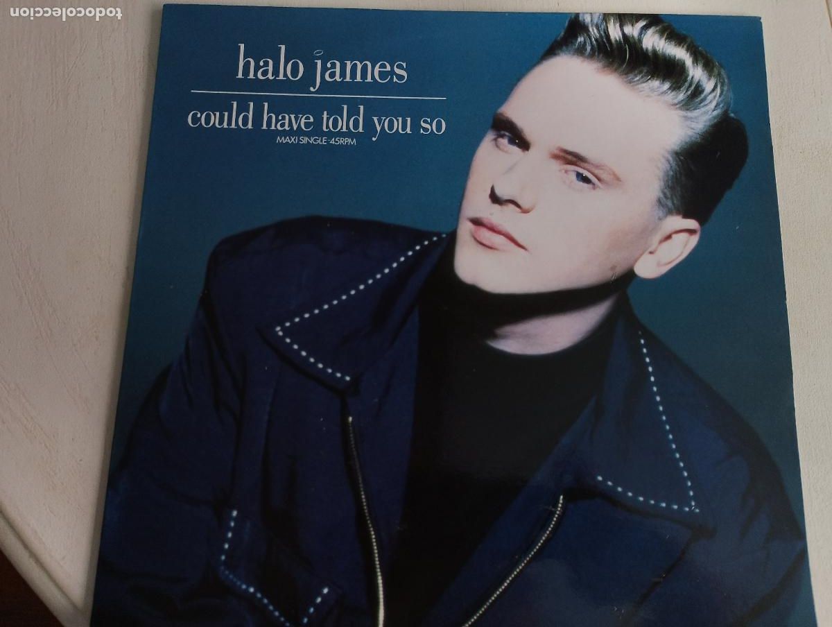 Discos de vinilo: Halo James &ndash; Could Have Told You So, ed espa&ntilde;ola, 1989 Electronic, Pop ,Synth-pop, como nuevo