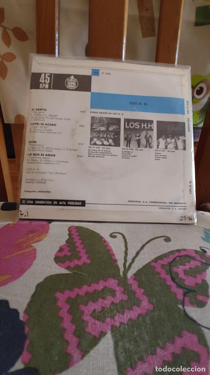 Discos de vinilo: LOS H H-EP EL SANTO +3 - Foto 2