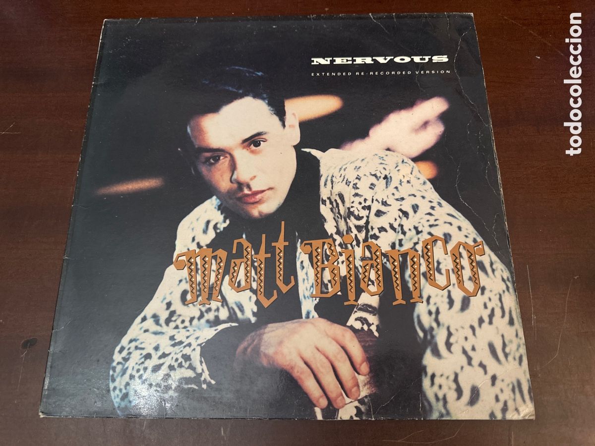 Discos de vinilo: Matt Bianco - Nervous (Extended Re-recorded Version) - 1989 - Foto 5