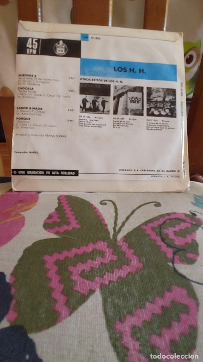 Discos de vinilo: LOS H H-EP SURFSIDE 6 +3 - Foto 2