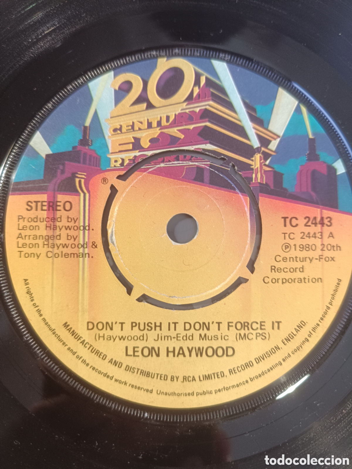 Discos de vinilo: Leon Haywood - Don't Push It Don't Force It (20th Century Fox Records)