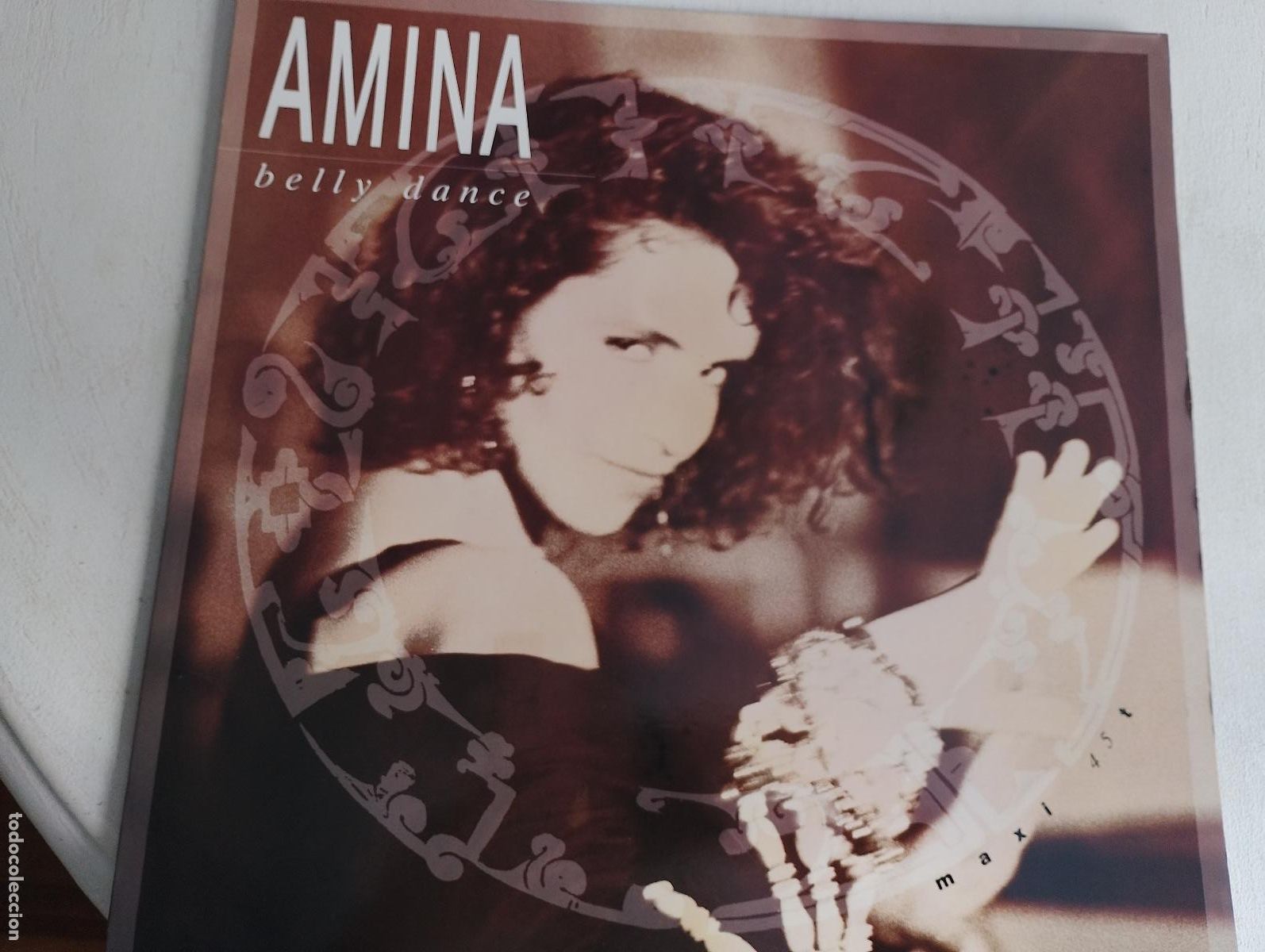Discos de vinilo: Amina &ndash; Belly Dance, 1989 Electronic Breakbeat - Foto 2