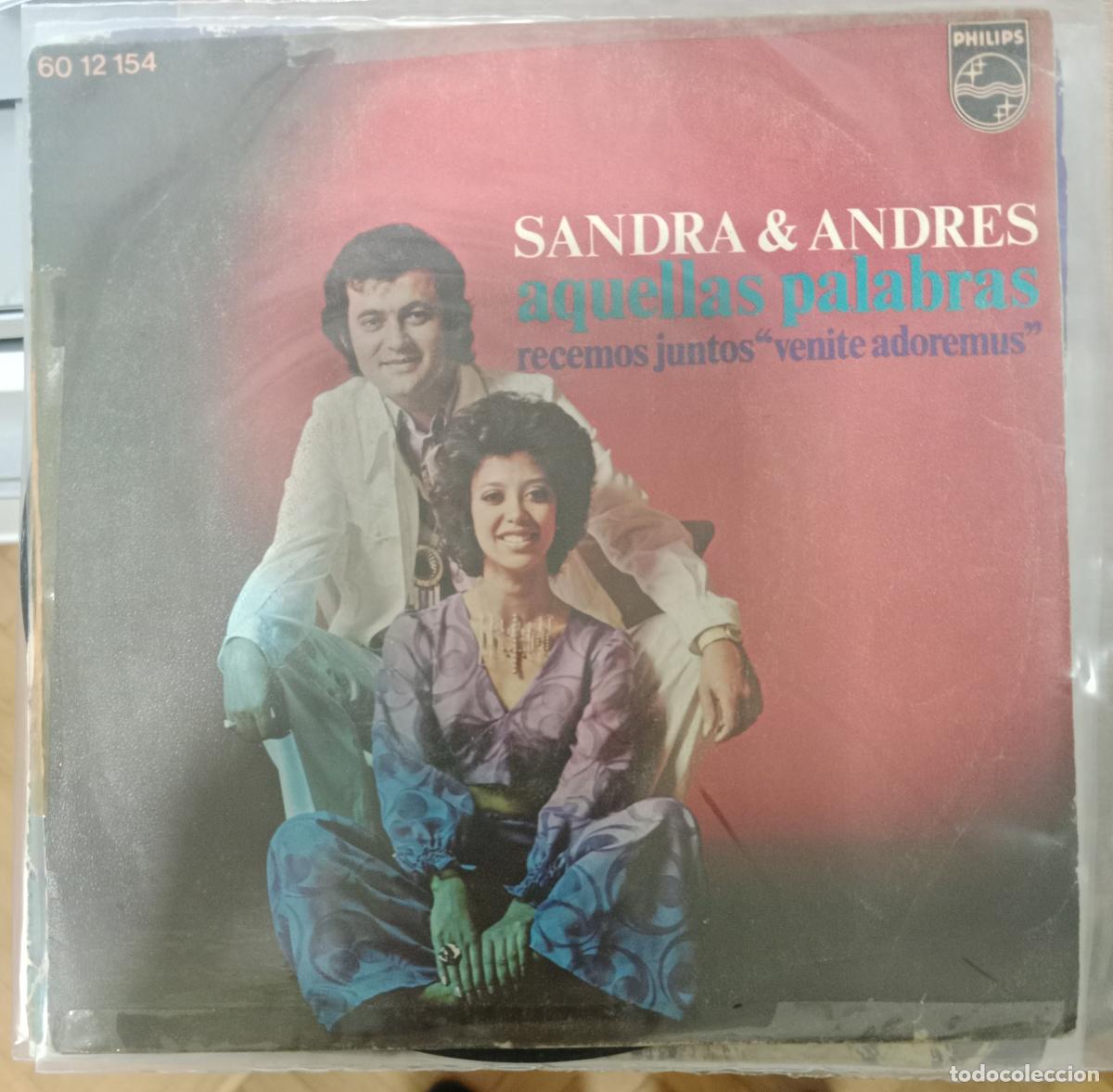 Discos de vinilo: Sandra + Andres &ndash; Aquellas Palabras single 1971