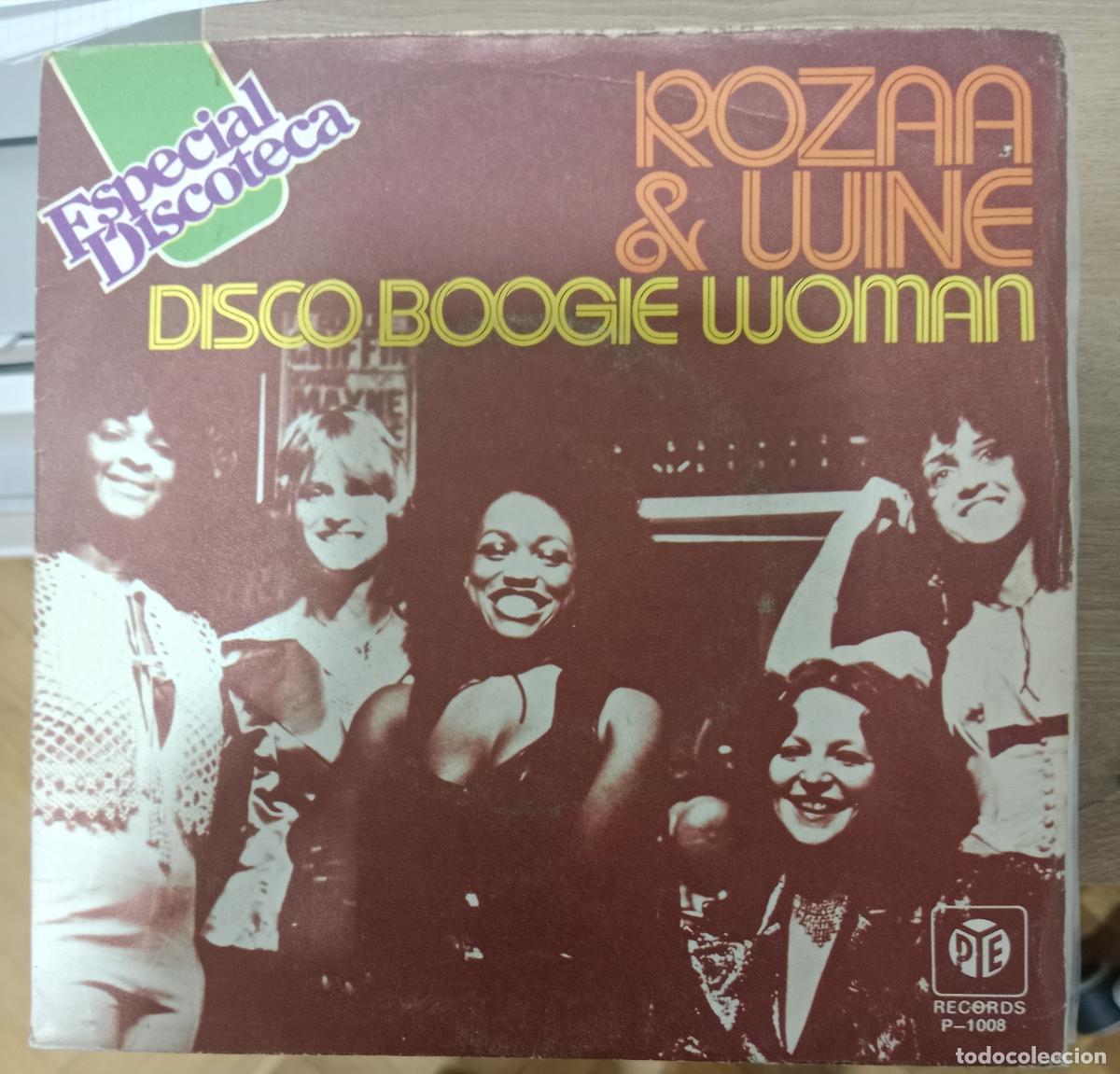 Discos de vinilo: Rozaa & Wine &ndash; Disco Boogie Woman single Espa&ntilde;a 1975