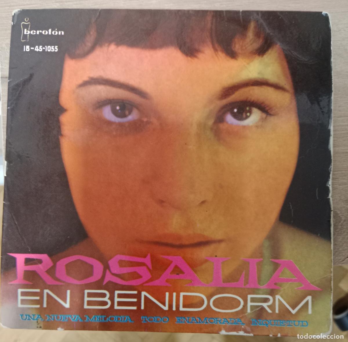 Discos de vinilo: Rosal&iacute;a &ndash; Rosalia En Benidorm single Espa&ntilde;a 1961
