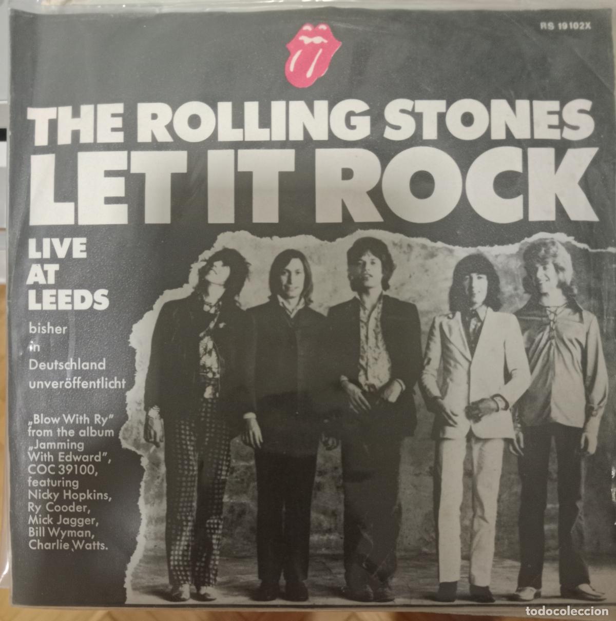 Discos de vinilo: The Rolling Stones &ndash; Let It Rock single Alemania 1972
