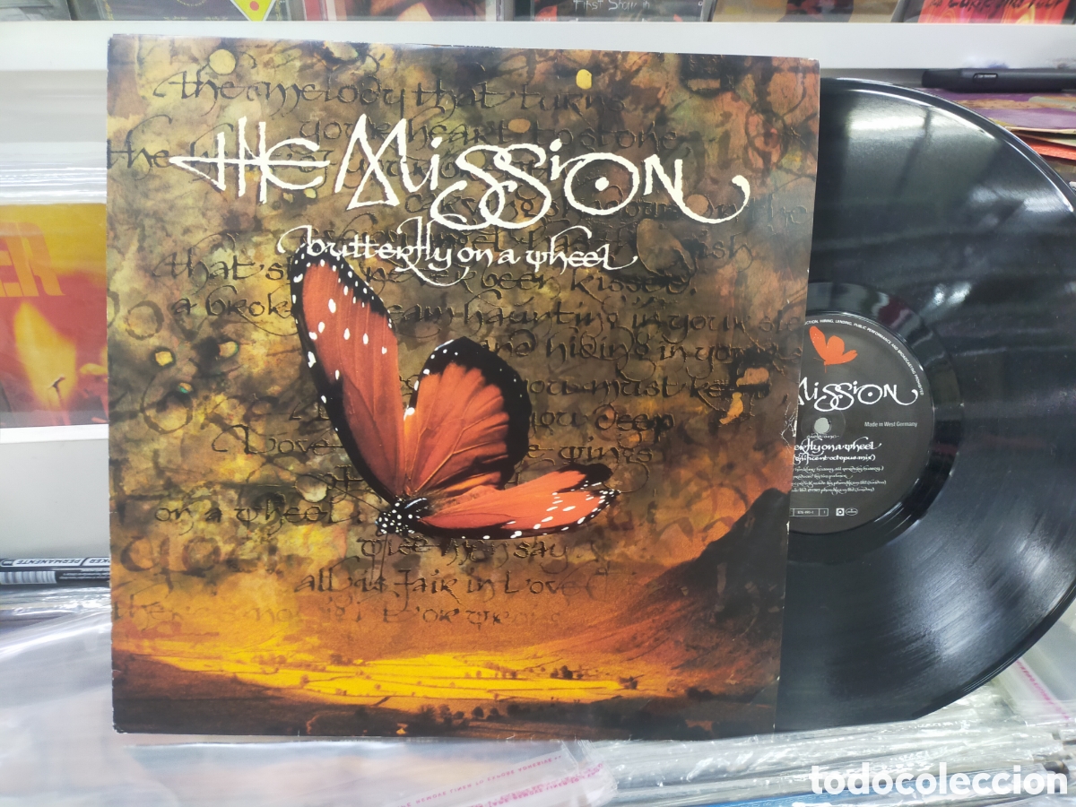 Discos de vinilo: The mission maxi butterfly on a wheel Alemania 1989