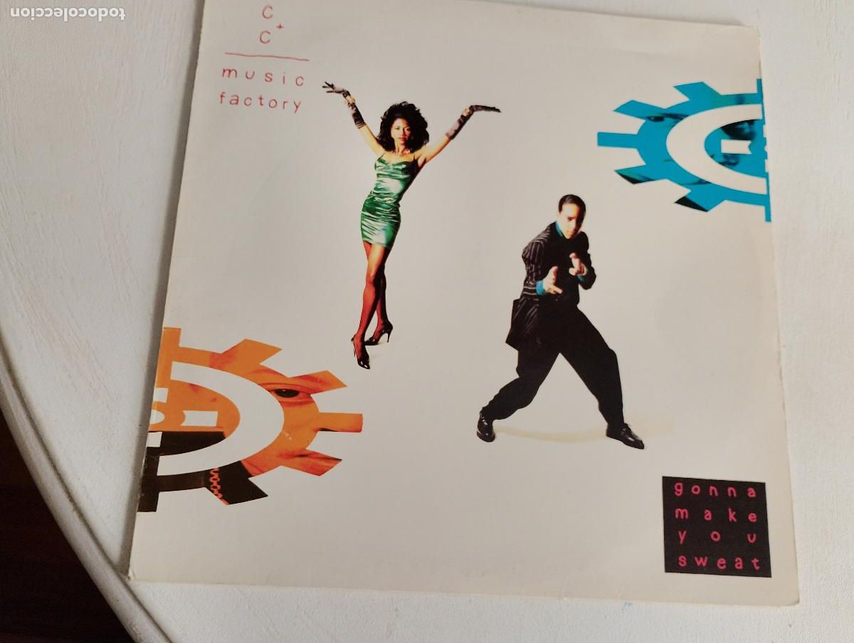 Discos de vinilo: C + C Music Factory &ndash; Gonna Make You Sweat,ed espa&ntilde;ola 1991 Electronic House, Hip
