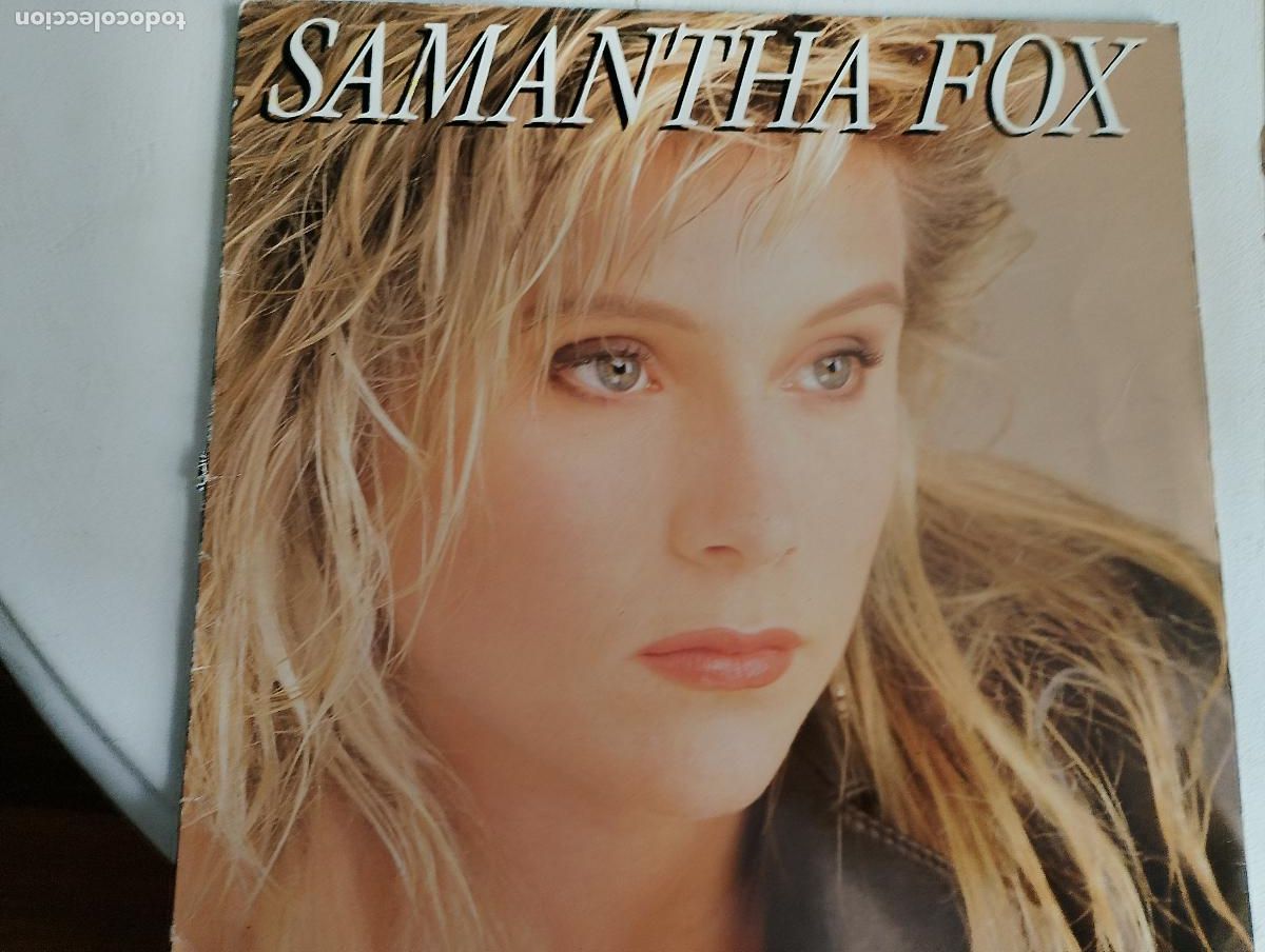 Discos de vinilo: Samantha Fox &ndash; Samantha Fox,ed espa&ntilde;ola, con el encarte, 1987 Electronic