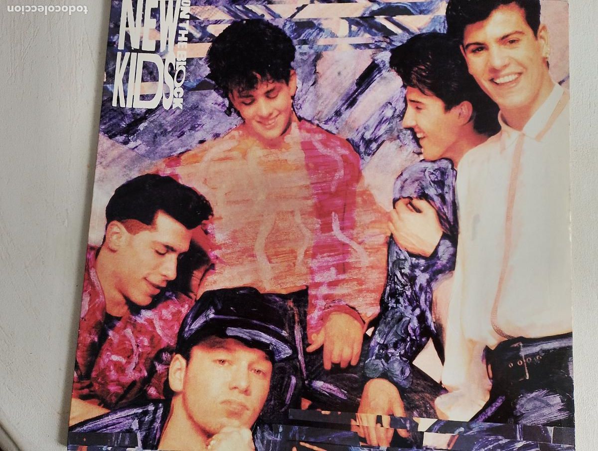 Discos de vinilo: New Kids On The Block &ndash; Step By Step,ed espa&ntilde;ola,contiene el encarte,1990 Electronic