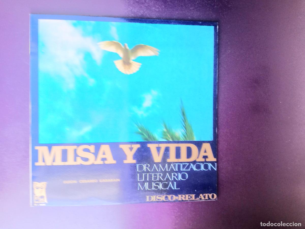 Discos de vinilo: MISA Y VIDA -DRAMATIZACION LITERARIA MUSICAL - LP ESDE 1971 - CESAREO GABARAIN RELIGION, AUDIOLIBRO