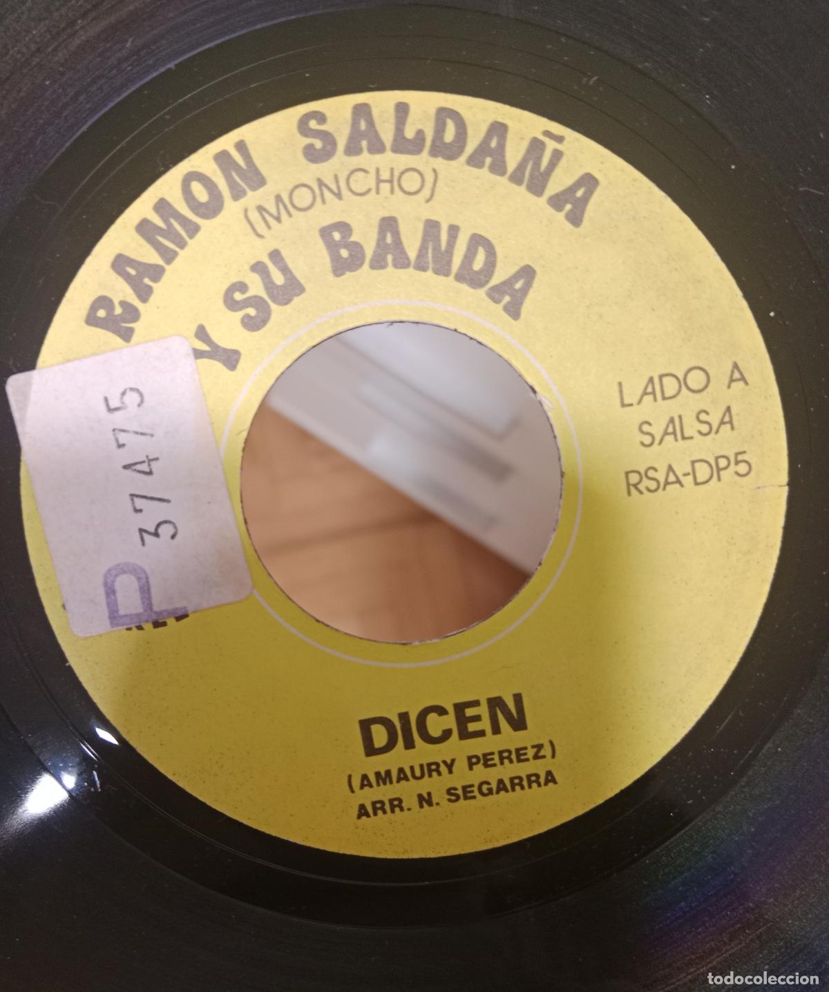 Discos de vinilo: Ram&oacute;n Salda&ntilde;a &ndash; Dicen / Lo siento single