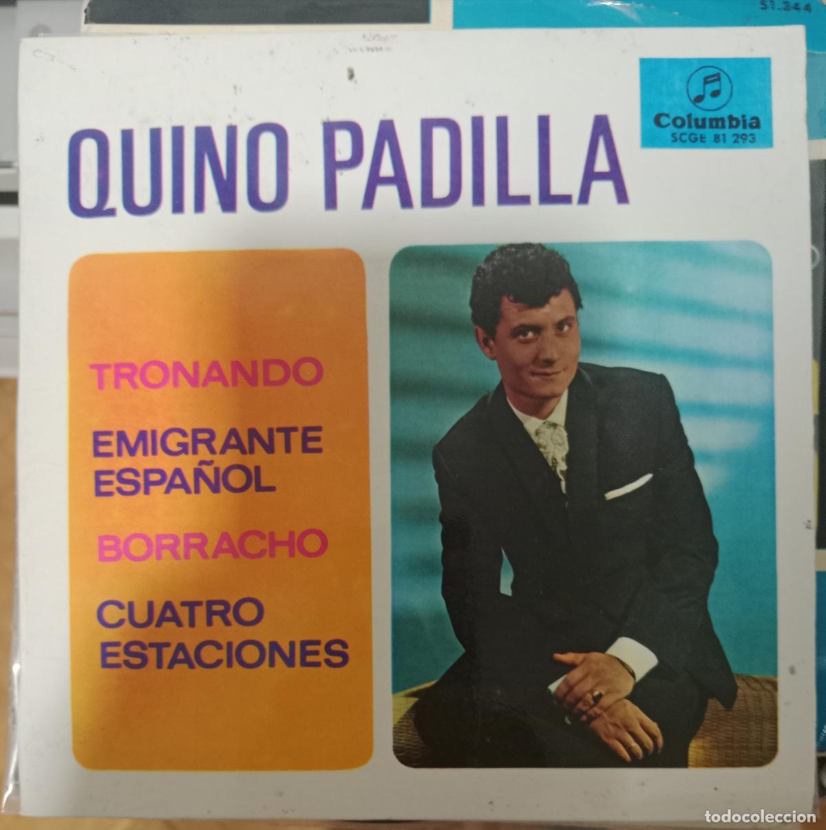 Discos de vinilo: Quino Padilla &ndash; Tronando Single Espa&ntilde;a 1967