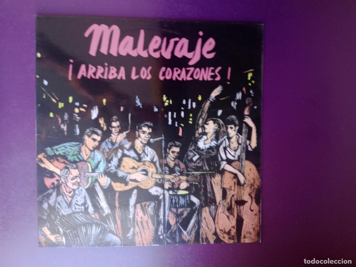 Discos de vinilo: Malevaje &ndash; Arriba Los Corazones - LP 3 CIPRESES 1987 - TANGO MOVIDA 80'S, COYOTES, GABINETE CALIGARI