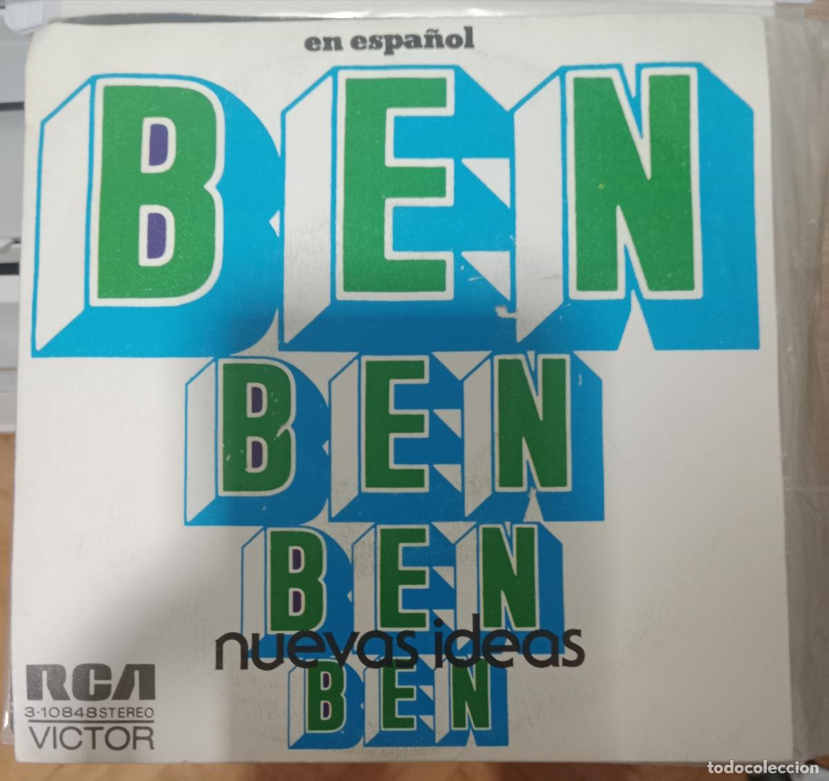 Discos de vinilo: Nuevas Ideas &ndash; Ben (En Espa&ntilde;ol) single Espa&ntilde;a 1973