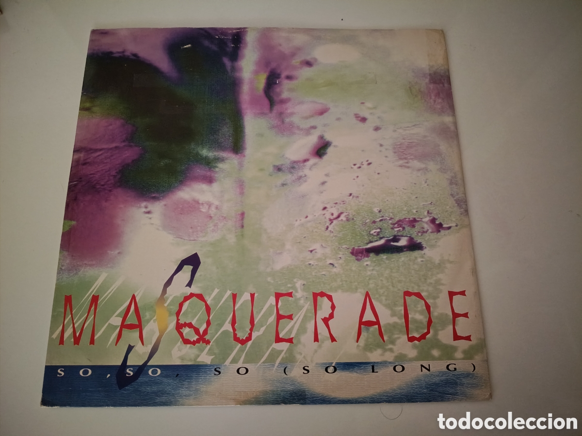 Discos de vinilo: Masquerade&nbsp;-&nbsp;So, So, So (So Long) - Foto 1