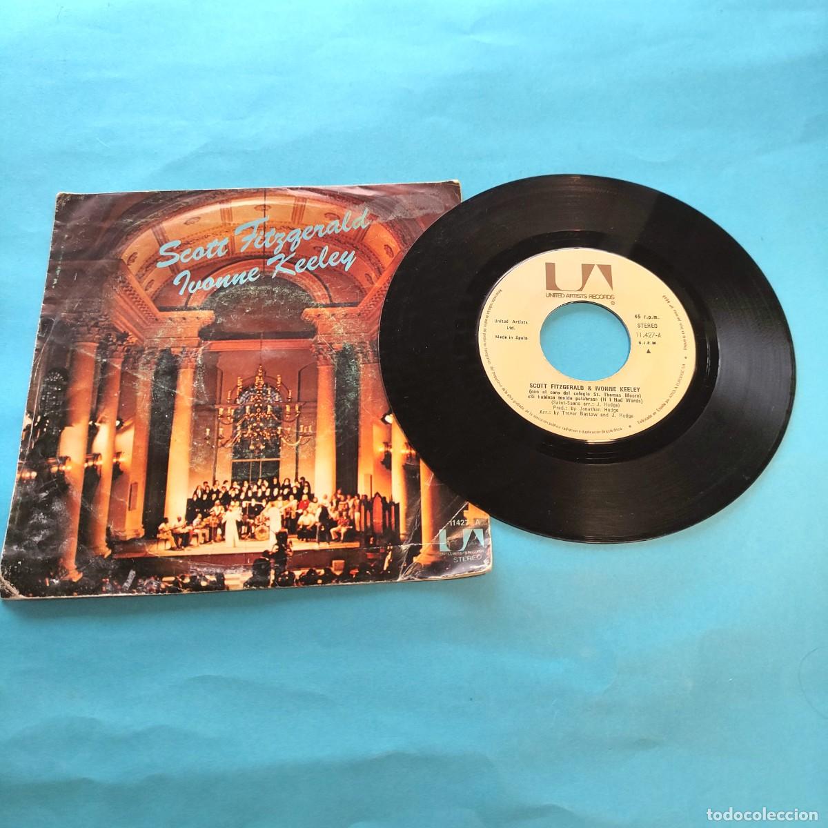 Discos de vinilo: SCOTT FITZGERALD & IVONNE KEELY / IF I HAD WORDS / THIS TIME OF THE YEAR ** SINGLE ** JUANI