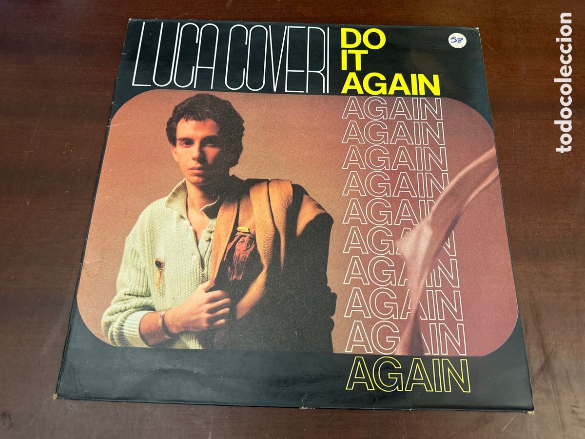 Discos de vinilo: LUCA COVERI - DO IT AGAIN - 12&rdquo; MAXISINGLE MAX MUSIC 1986