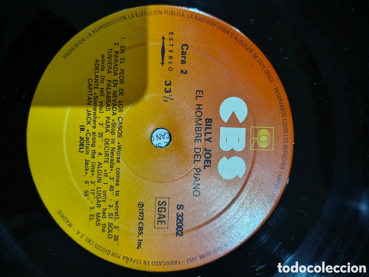 Discos de vinilo: Billy Joel tres lp.como se ve. - Foto 3
